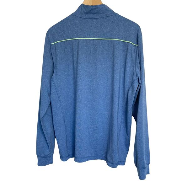 Johnnie O Shirt Mens Large Prep Formance 1/4 Zip Pullover Golf Logo Performance - Picture 4 of 9